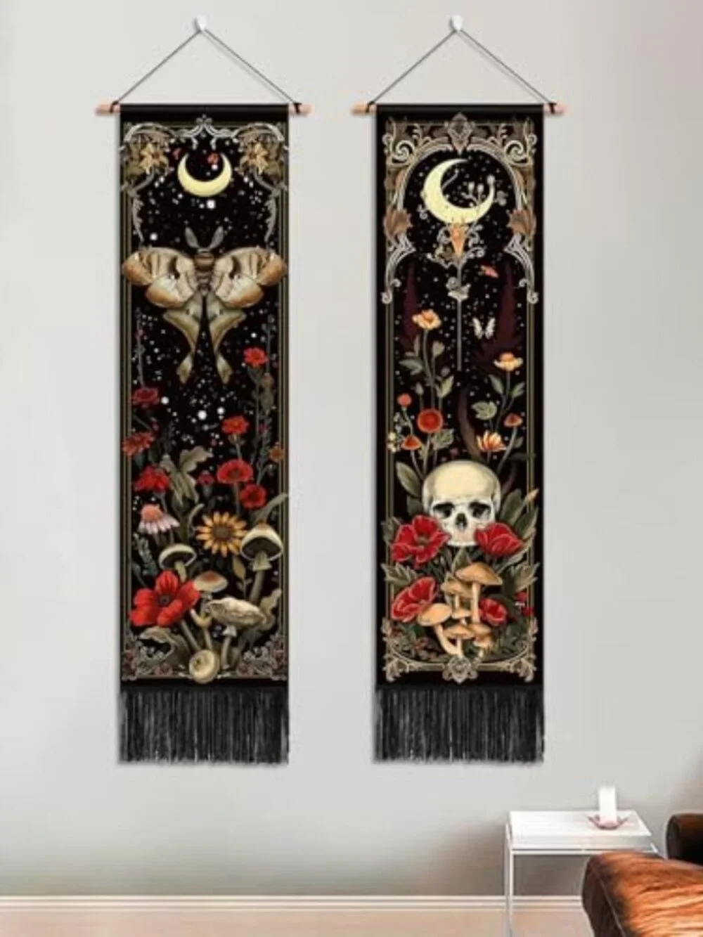BRAND NEW Pack of 2 Witchy Gothic Wall Bedroom Decor